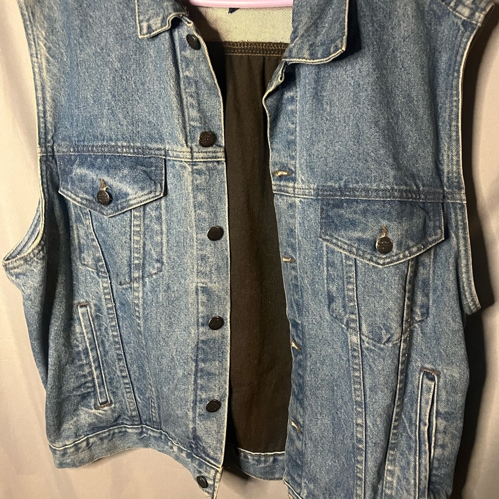 Vintage Harley Davidson Denim Vest ✨🦅
